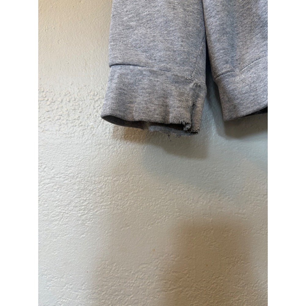 Vintage Nike Athletics Hoodie XL Gray Purple Made in USA Distressed 90s Swoosh - Picture 3 of 10